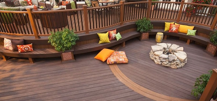 Gray TREX Decking in Saugus, CA