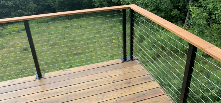 Installing Deck Cable Railing in Saugus, CA